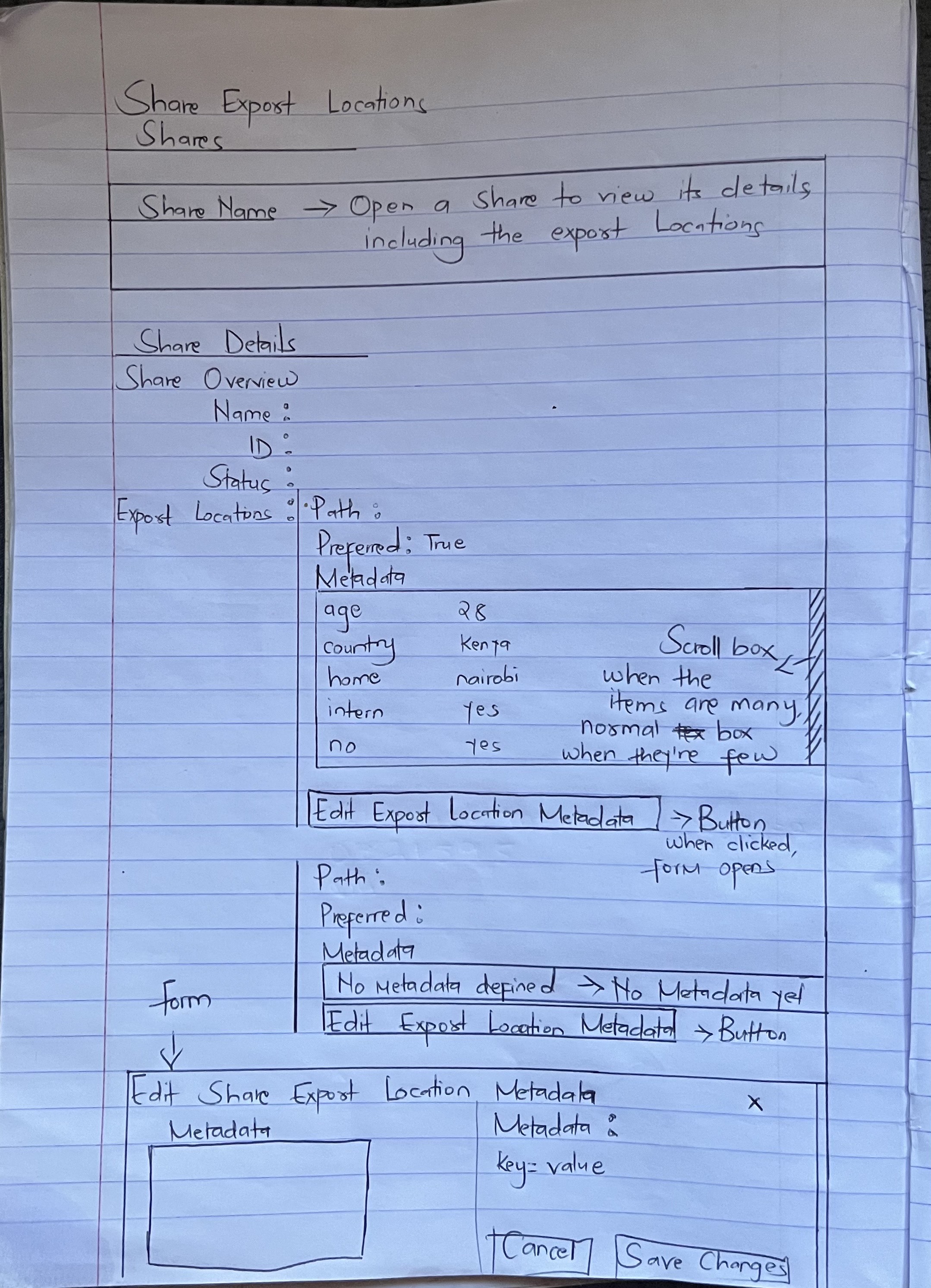 sketch that looks like the final design